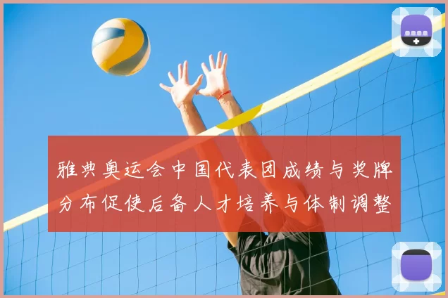 雅典奥运会中国代表团成绩与奖牌分布促使后备人才培养与体制调整